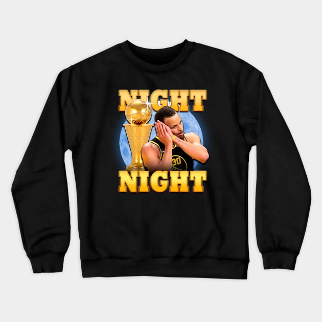 Night Night Curry Crewneck Sweatshirt by bmbg trian